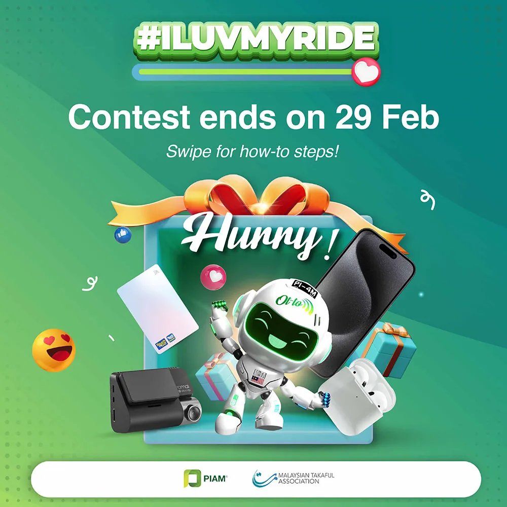 #ILUVMYRIDE contest social post with countdown