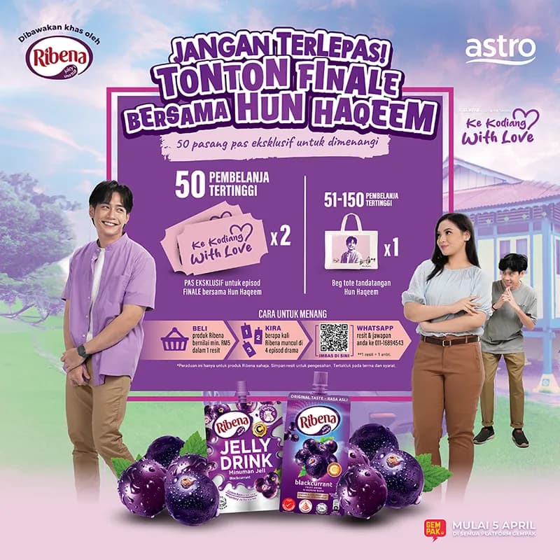Ribena — 'Ke Kodiang With Love' finale contest visuals — Ribena