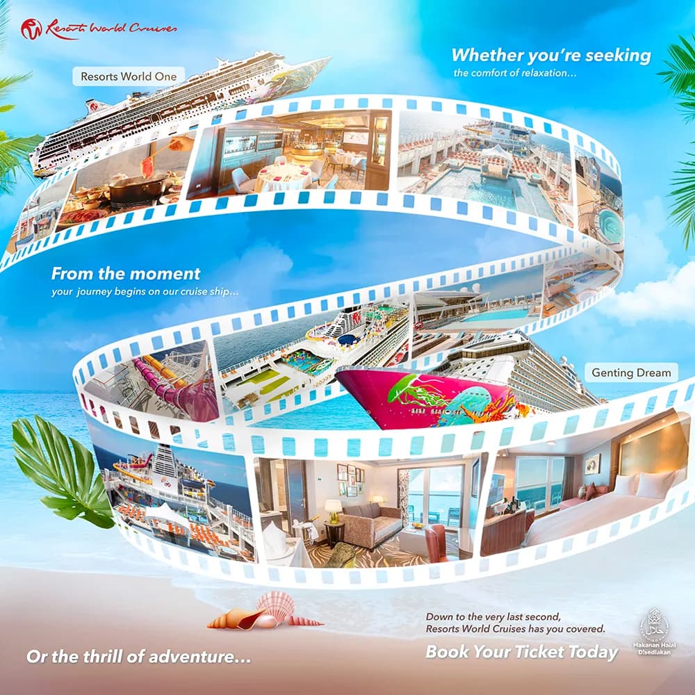 Resorts World Cruises — Campaign 视觉