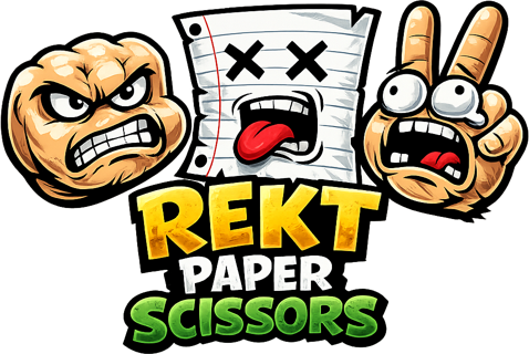 Rekt Paper Scissors logo
